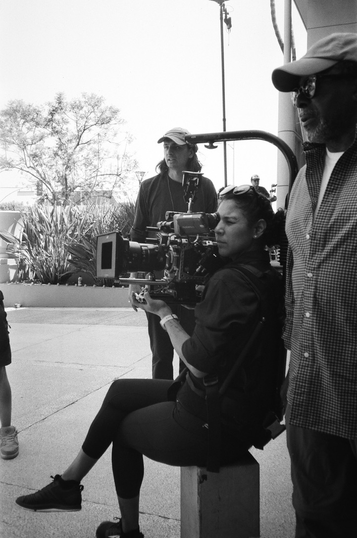 Marcy Facundo-Moya behind the camera